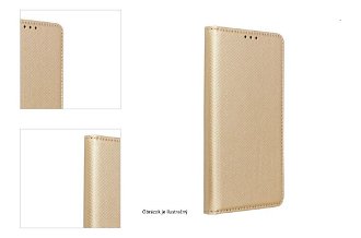 Puzdro Smart Case Book pre Samsung Galaxy S23 Ultra, zlaté 4