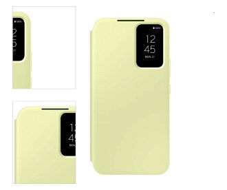 Puzdro Smart View Wallet pre Samsung Galaxy A34 5G, lime 4