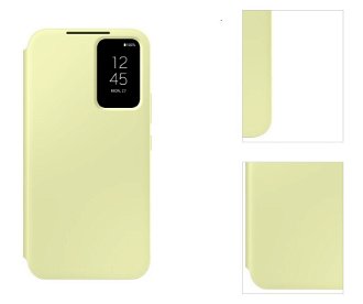 Puzdro Smart View Wallet pre Samsung Galaxy A54 5G, lime 3