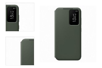 Puzdro Smart View Wallet pre Samsung Galaxy S23, green 4