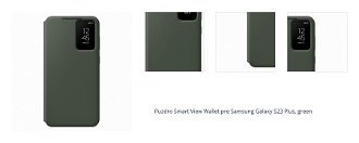 Puzdro Smart View Wallet pre Samsung Galaxy S23 Plus, green 1