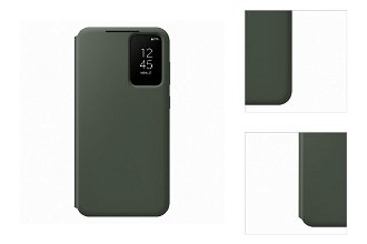 Puzdro Smart View Wallet pre Samsung Galaxy S23 Plus, green 3