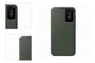 Puzdro Smart View Wallet pre Samsung Galaxy S23 Plus, green 4