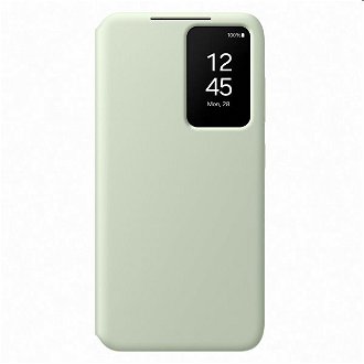 Puzdro Smart View Wallet pre Samsung Galaxy S24, light green