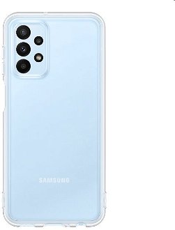 Zadný kryt Soft Clear Cover pre Samsung Galaxy A23, transparent