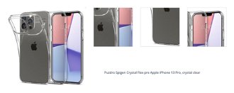 Puzdro Spigen Crystal Flex pre Apple iPhone 13 Pro, crystal clear 1