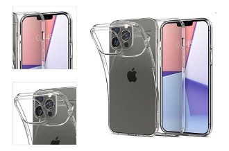 Puzdro Spigen Crystal Flex pre Apple iPhone 13 Pro, crystal clear 4
