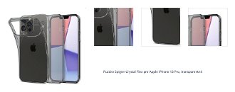Puzdro Spigen Crystal Flex pre Apple iPhone 13 Pro, transparentné 1