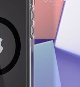 Puzdro Spigen Crystal Hybrid Mag pre Apple iPhone 13, čierne 5