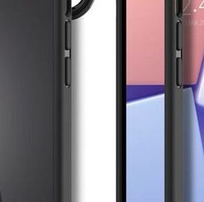 Puzdro Spigen Crystal Hybrid pre Apple iPhone 13, čierne 5