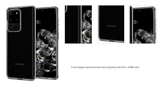 Puzdro Spigen Liquid Crystal pre Samsung Galaxy S20 Ultra - G988F, Clear 1
