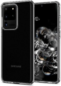 Zadný kryt Zadný kryt Spigen Liquid Crystal pre Samsung Galaxy S20 Ultra - G988F, transparentná
