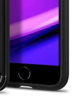 Púzdro Spigen Rugged Armor Apple iPhone SE 2020 čierne 9