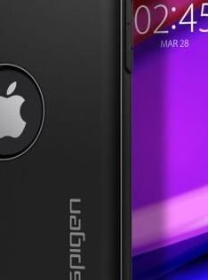 Púzdro Spigen Rugged Armor Apple iPhone SE 2020 čierne 5
