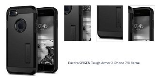 Púzdro SPIGEN Tough Armor 2 iPhone 7/8 čierne 1