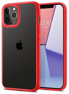 Puzdro Spigen Ultra Hybrid pre Apple iPhone 12 Pro Max, červené 2