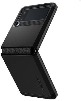 Zadný kryt SpigenTough Armor pre Samsung Galaxy Z Flip3, čierna