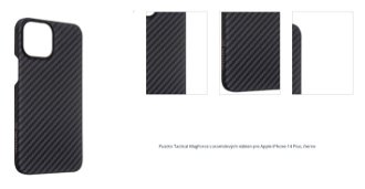 Puzdro Tactical MagForce z aramidových vlákien pre Apple iPhone 14 Plus, čierne 1