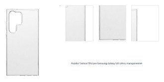 Zadný kryt Tactical TPU pre Samsung Galaxy S23 Ultra, transparentná 1