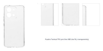 Puzdro Tactical TPU pre Vivo X80 Lite 5G, transparentný 1
