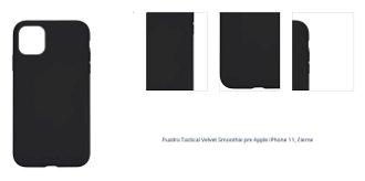 Puzdro Tactical Velvet Smoothie pre Apple iPhone 11, čierne 1