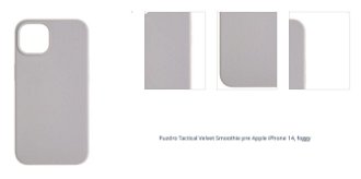 Zadný kryt Tactical Velvet Smoothie pre Apple iPhone 14, sivá 1