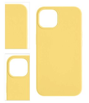 Zadný kryt Tactical Velvet Smoothie pre Apple iPhone 14 Plus, žltá 4
