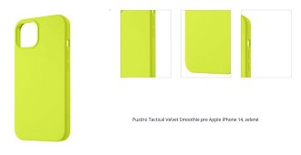 Puzdro Tactical Velvet Smoothie pre Apple iPhone 14, zelené 1
