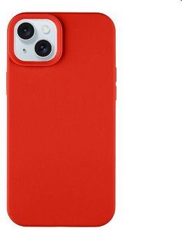Puzdro Tactical Velvet Smoothie pre Apple iPhone 15, červené