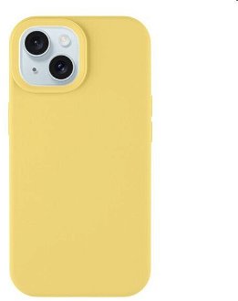 Zadný kryt Tactical Velvet Smoothie pre Apple iPhone 15, žltá