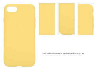 Puzdro Tactical Velvet Smoothie pre Apple iPhone 7/8/SE2020/SE2022, žlté 1