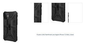Puzdro UAG Pathfinder pre Apple iPhone 12 Mini, black 1