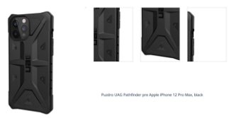 Puzdro UAG Pathfinder pre Apple iPhone 12 Pro Max, black 1