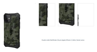Puzdro UAG Pathfinder SE pre Apple iPhone 12 Mini, forest camo 1