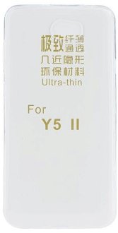 Puzdro ultra tenké pre Huawei Y5II a Huawei Y6II Compact, Transparent