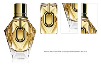 Rabanne Million Gold For Her parfumovaná voda plniteľná pre ženy 50 ml 1