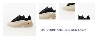 RAF SIMONS Antei Black White Cream 1