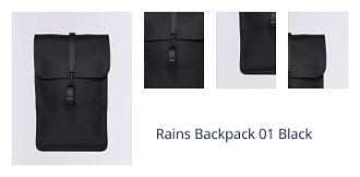 Rains Backpack 01 Black 1