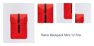 Rains Backpack Mini 12 Fire 1
