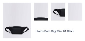 Rains Bum Bag Mini 01 Black 1