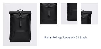 Rains Rolltop Rucksack 01 Black 1