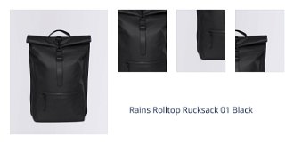 Rains Rolltop Rucksack 01 Black 1