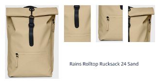 Rains Rolltop Rucksack 24 Sand 1