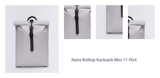 Rains Rolltop Rucksack Mini 11 Flint 1