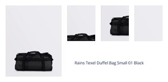 Rains Texel Duffel Bag Small 01 Black 1