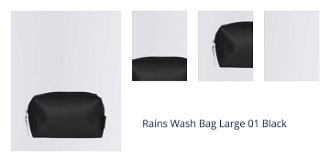 Rains Wash Bag Large 01 Black 1