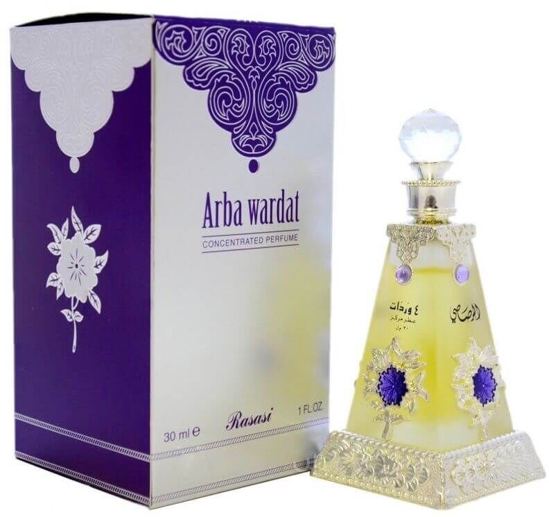 Rasasi Arba Wardat - parfémovaný olej 30 ml