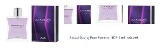 Rasasi Daarej Pour Femme - EDP 1 ml - odstrek 1