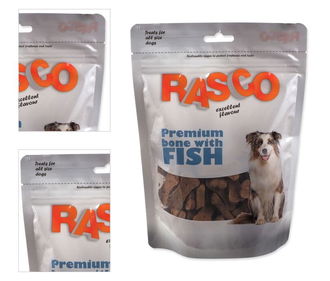 Rasco dog pochúťka mäsová kosť s rybou 5 cm 250 g 4