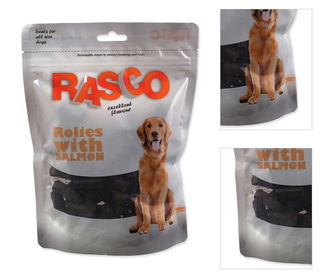 Rasco dog pochúťka rolky s lososom 3 cm 450 g 3